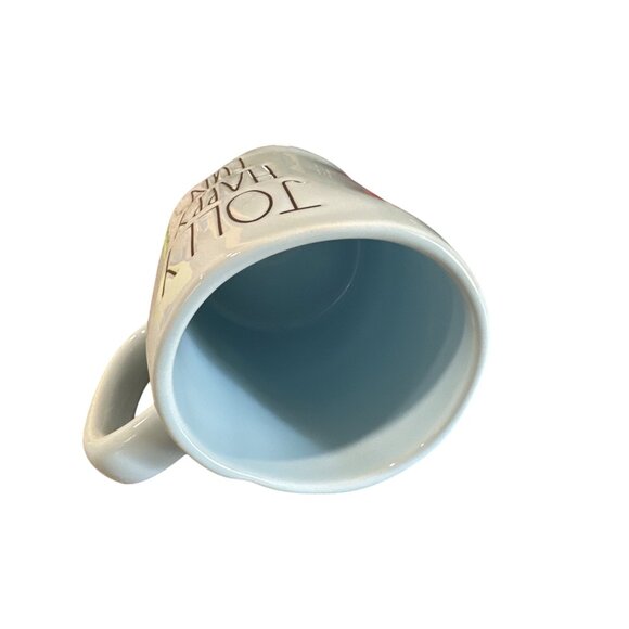 💖Rae Dunn "Jolly Happy Fun" Frosty The Snowman Ceramic Mug Dishwasher Safe - Picture 5 of 5